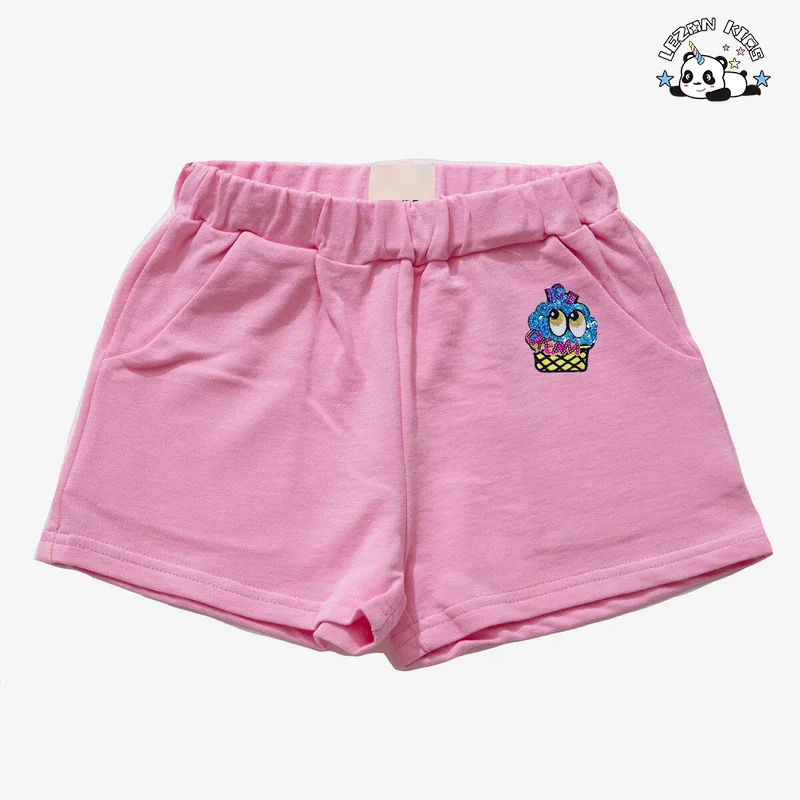 LEZONKIDS - Customizable New Product Explosion Sweet Custom rainbow Patches Girls Clothing Sets for 2-14 Years Old
